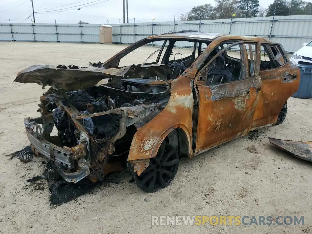 1 Photograph of a damaged car JN1BJ1AV4MW560146 NISSAN ROGUE 2021