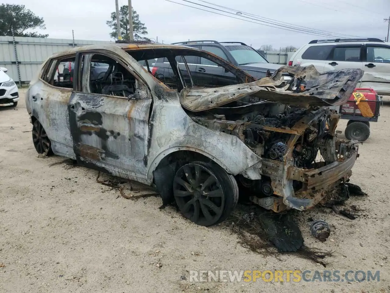 4 Photograph of a damaged car JN1BJ1AV4MW560146 NISSAN ROGUE 2021