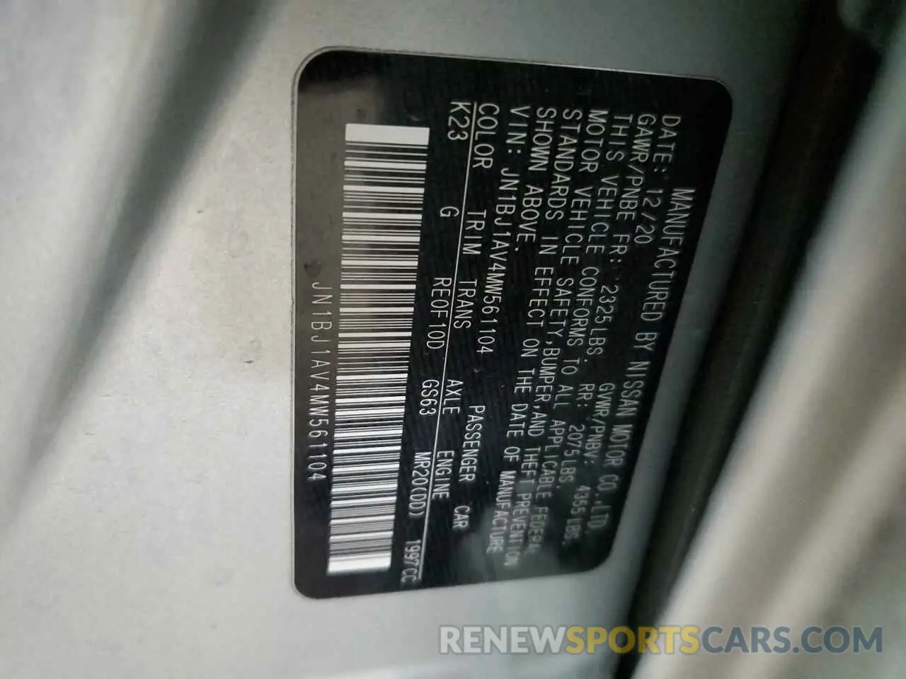 13 Фотография поврежденного автомобиля JN1BJ1AV4MW561104 NISSAN ROGUE 2021