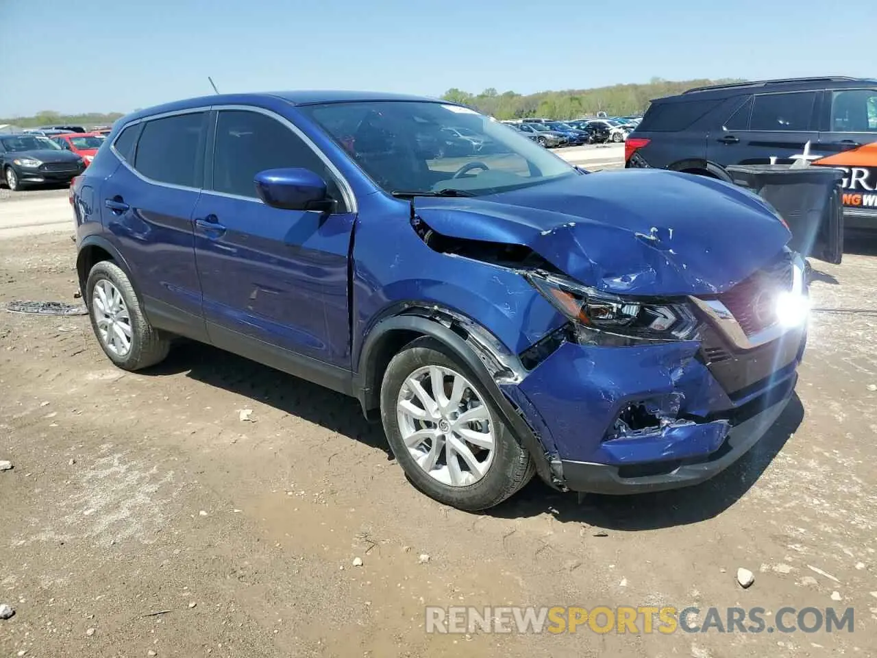 4 Photograph of a damaged car JN1BJ1AV6MW305885 NISSAN ROGUE 2021