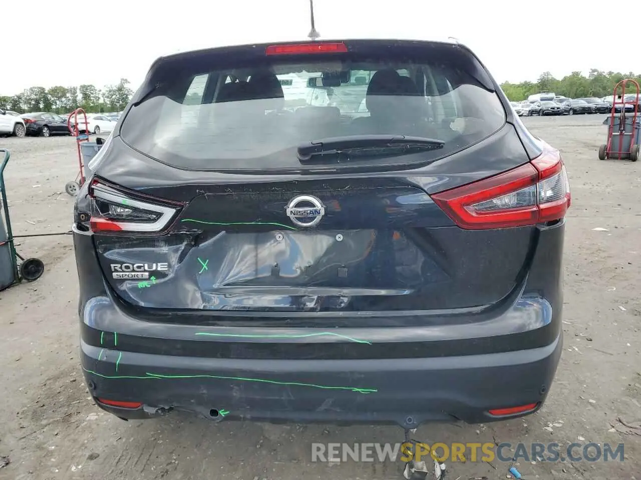 6 Photograph of a damaged car JN1BJ1AV7MW561498 NISSAN ROGUE 2021