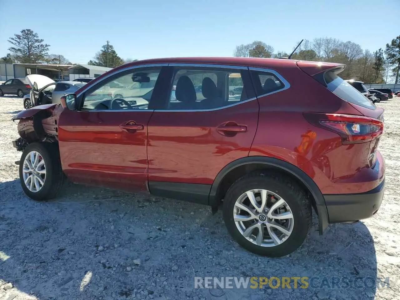 2 Photograph of a damaged car JN1BJ1AV8MW317715 NISSAN ROGUE 2021
