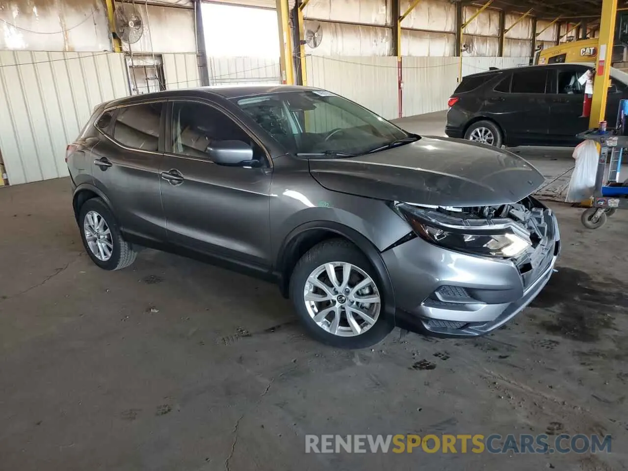 4 Photograph of a damaged car JN1BJ1AV8MW322221 NISSAN ROGUE 2021