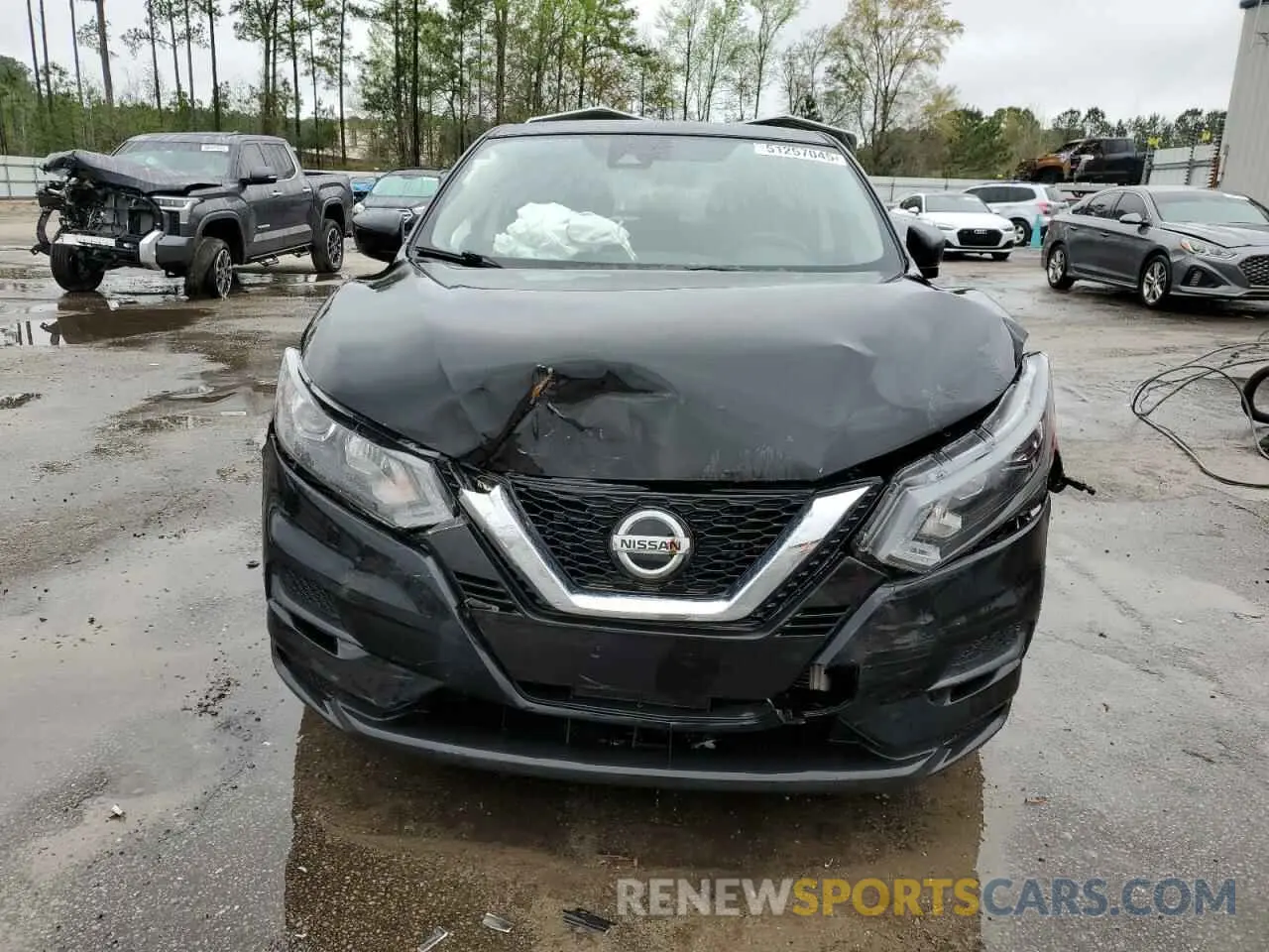 5 Photograph of a damaged car JN1BJ1AV9MW567318 NISSAN ROGUE 2021