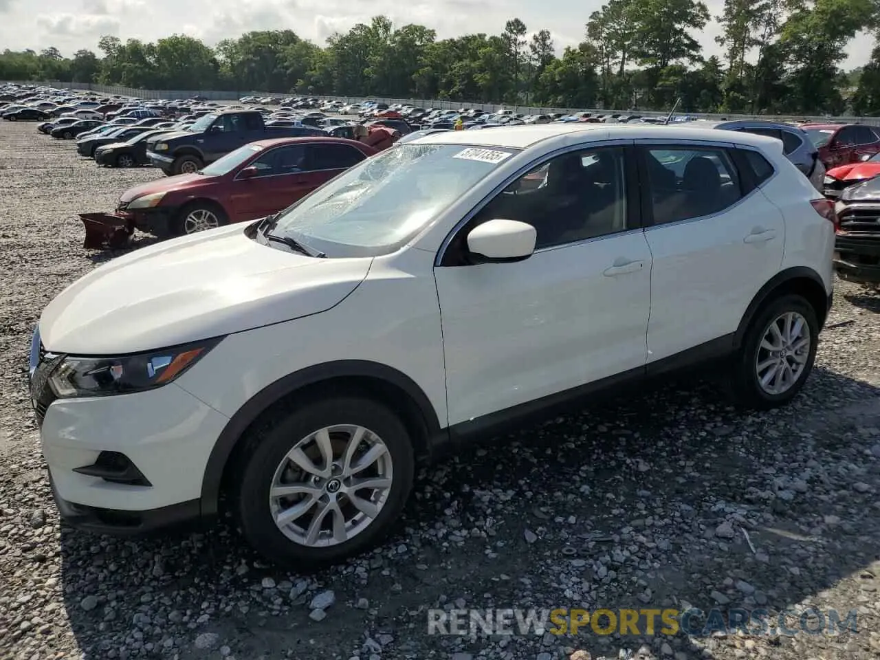 1 Photograph of a damaged car JN1BJ1AW0MW429143 NISSAN ROGUE 2021