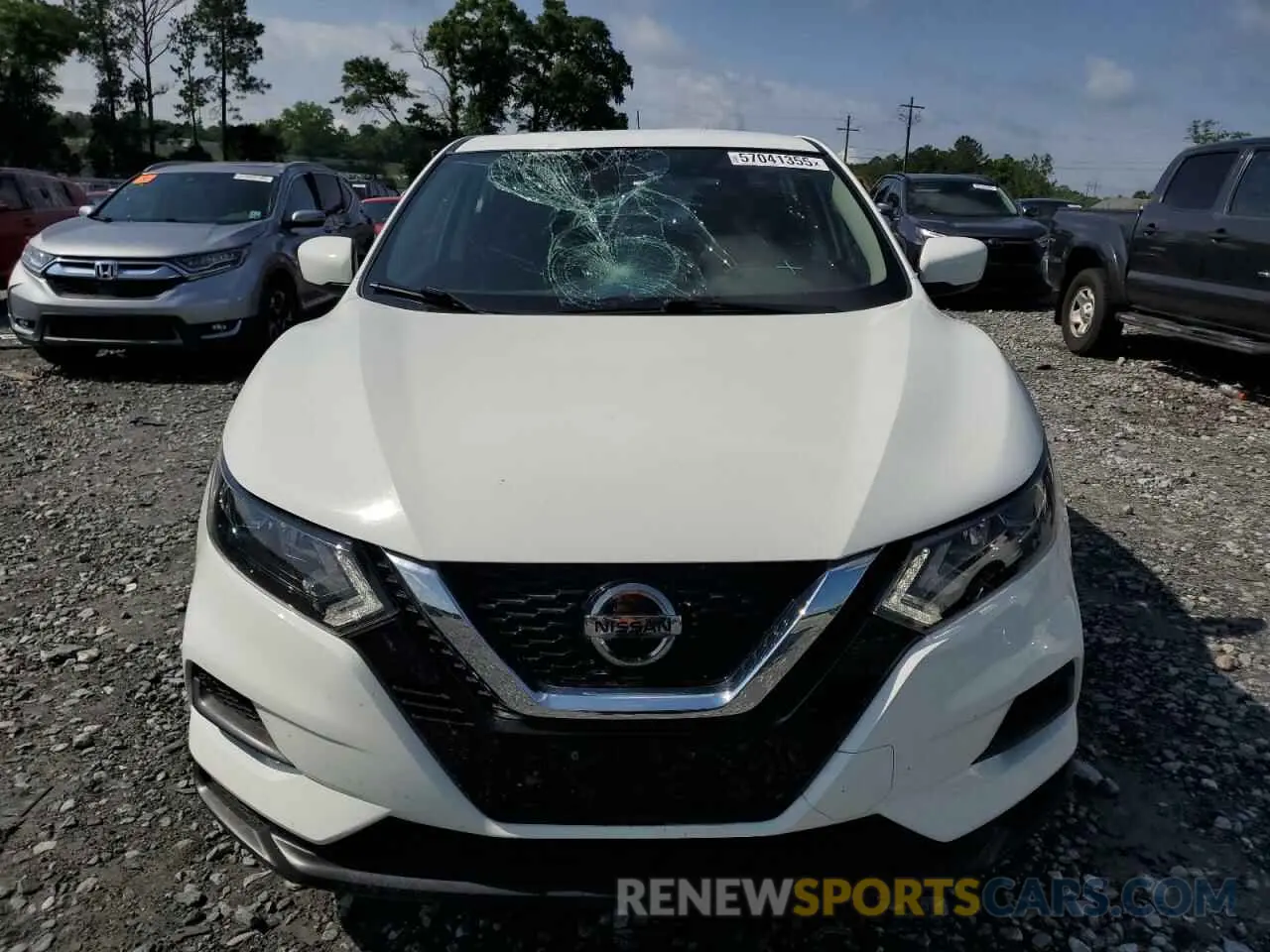 5 Photograph of a damaged car JN1BJ1AW0MW429143 NISSAN ROGUE 2021