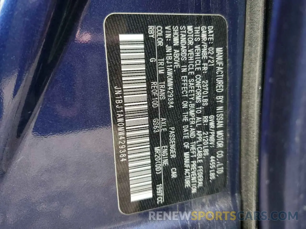 14 Фотография поврежденного автомобиля JN1BJ1AW0MW429384 NISSAN ROGUE 2021