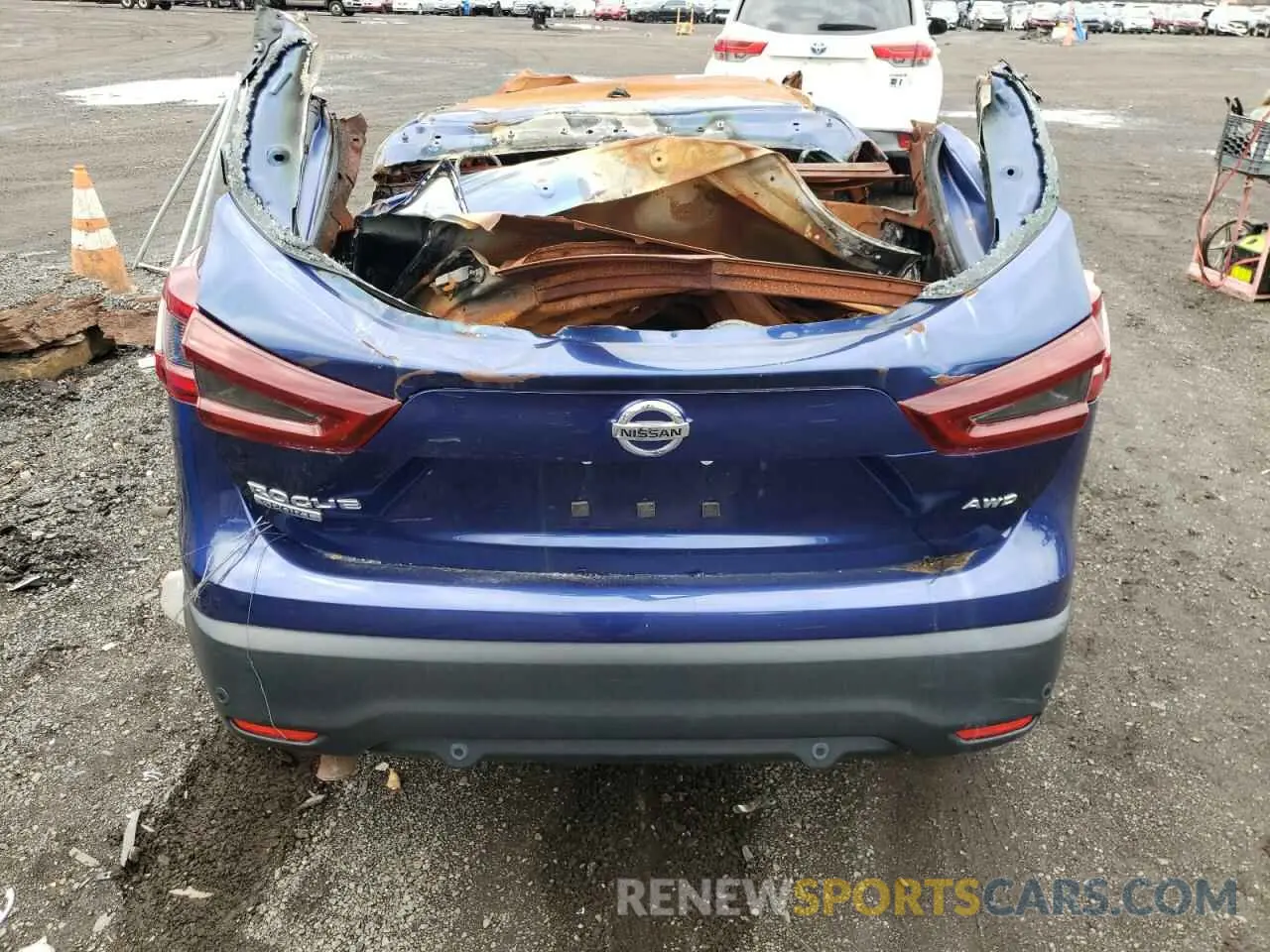 6 Photograph of a damaged car JN1BJ1AW2MW437356 NISSAN ROGUE 2021