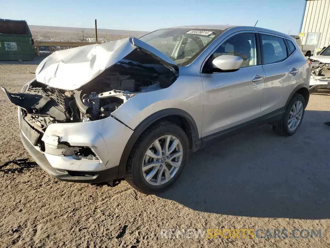 1 Photograph of a damaged car JN1BJ1AW2MW662540 NISSAN ROGUE 2021