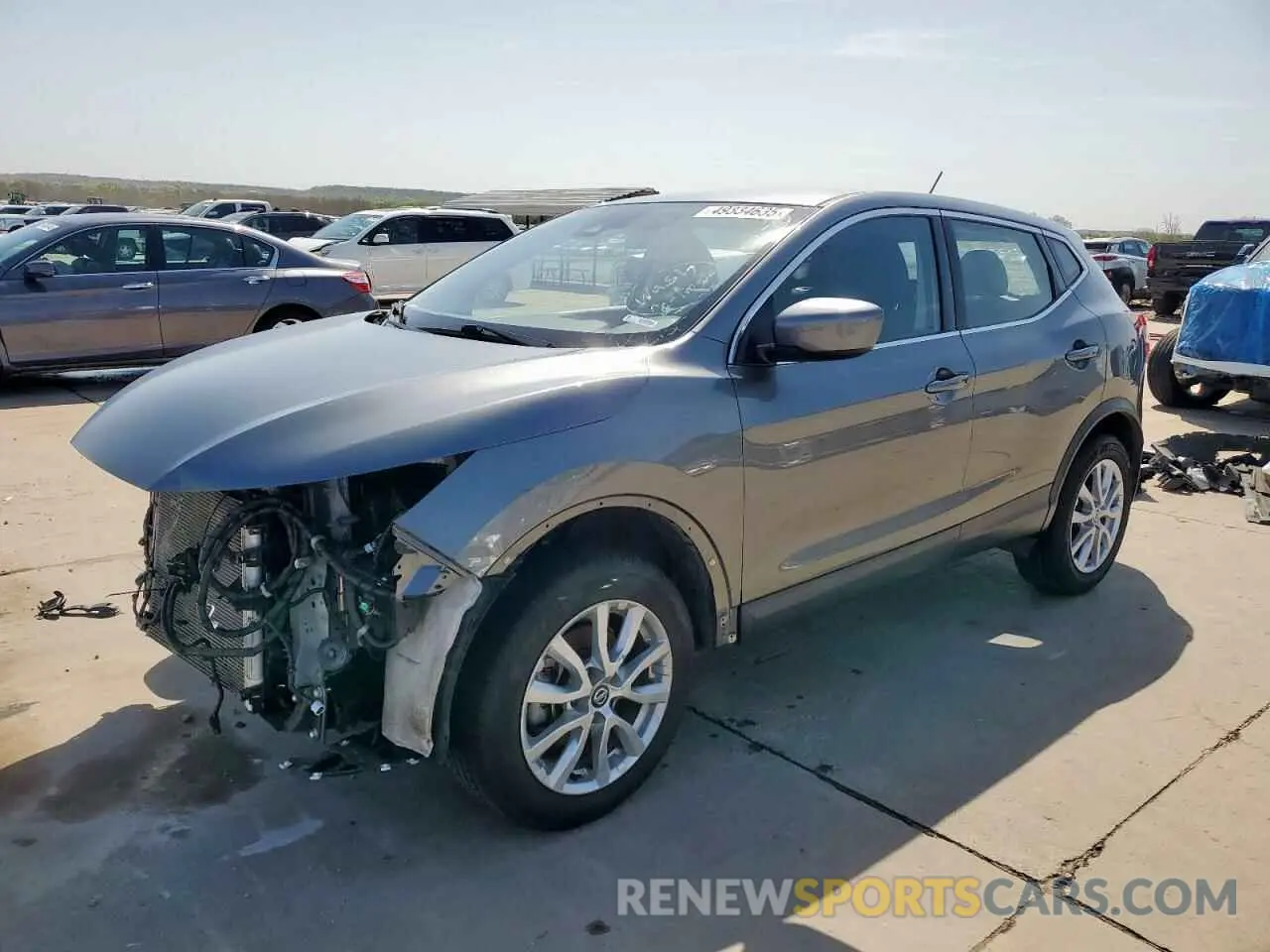 1 Photograph of a damaged car JN1BJ1AW2MW667737 NISSAN ROGUE 2021