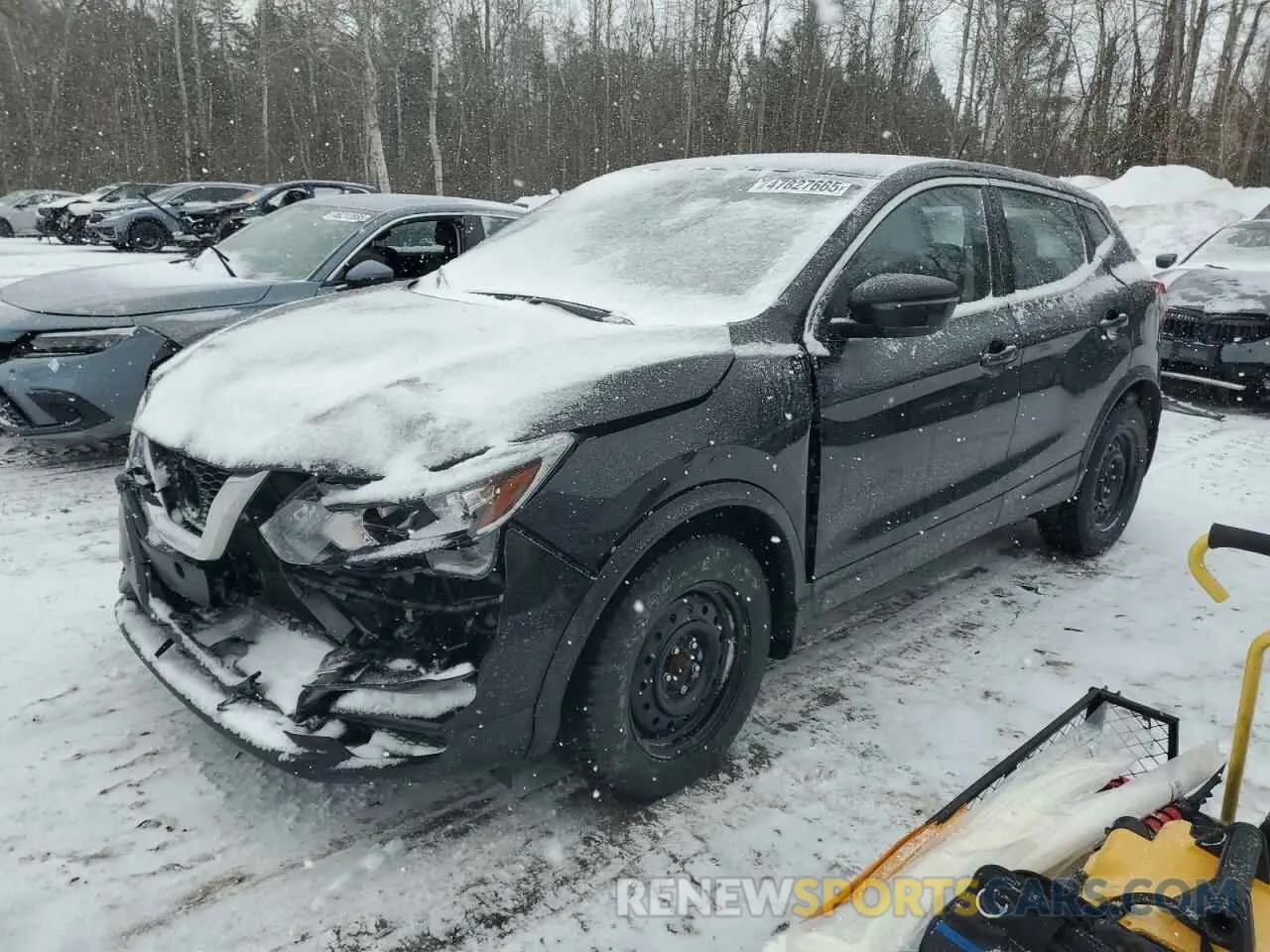 1 Photograph of a damaged car JN1BJ1AW3MW442565 NISSAN ROGUE 2021