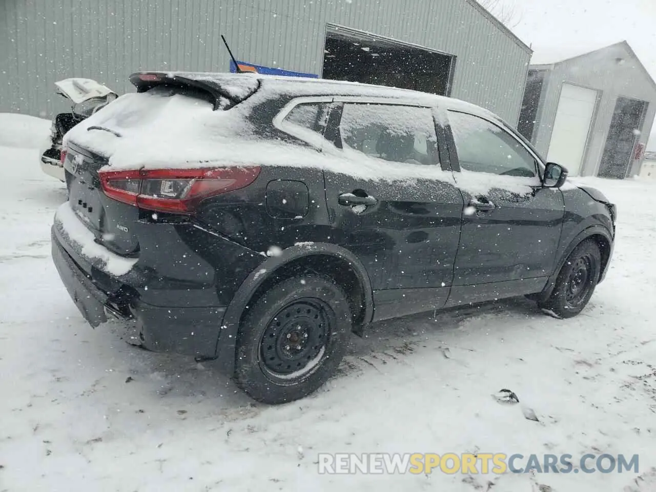 3 Photograph of a damaged car JN1BJ1AW3MW442565 NISSAN ROGUE 2021