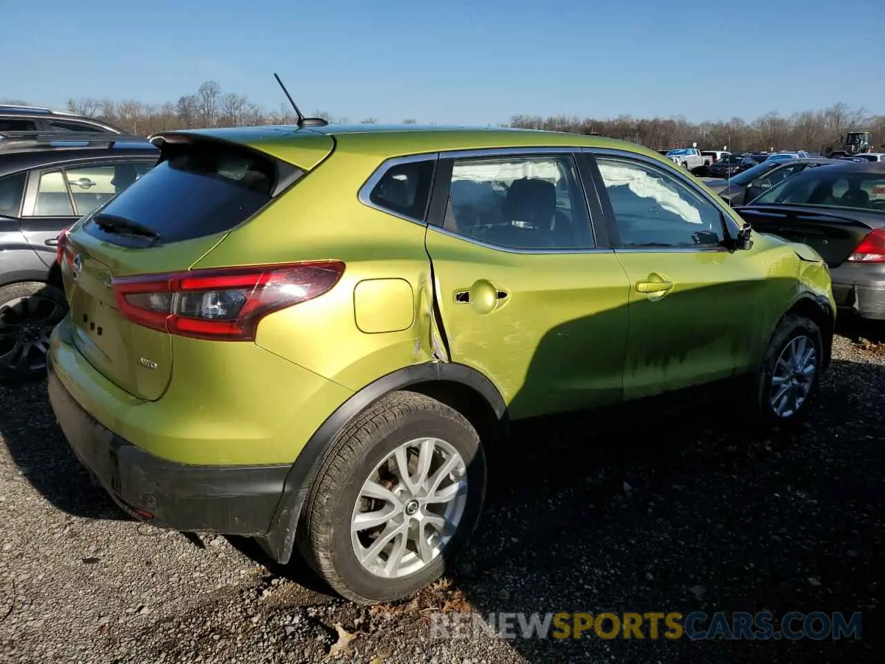 3 Photograph of a damaged car JN1BJ1AW4MW427119 NISSAN ROGUE 2021