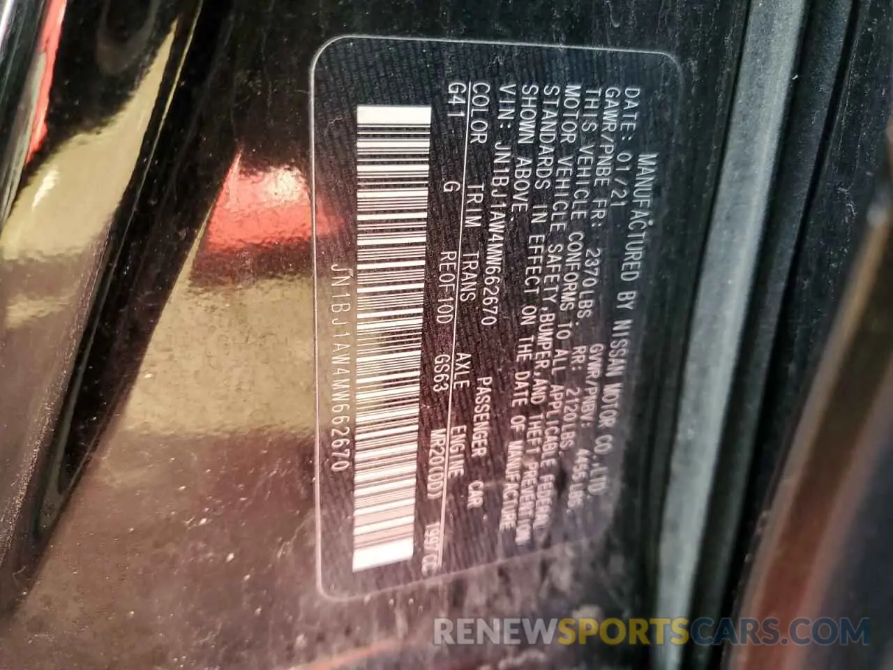13 Фотография поврежденного автомобиля JN1BJ1AW4MW662670 NISSAN ROGUE 2021