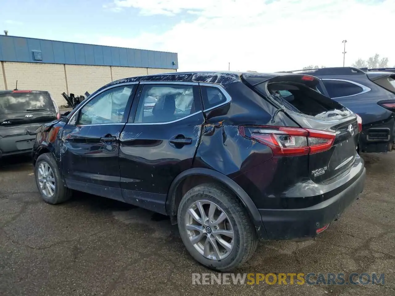 2 Фотография поврежденного автомобиля JN1BJ1AW4MW662670 NISSAN ROGUE 2021