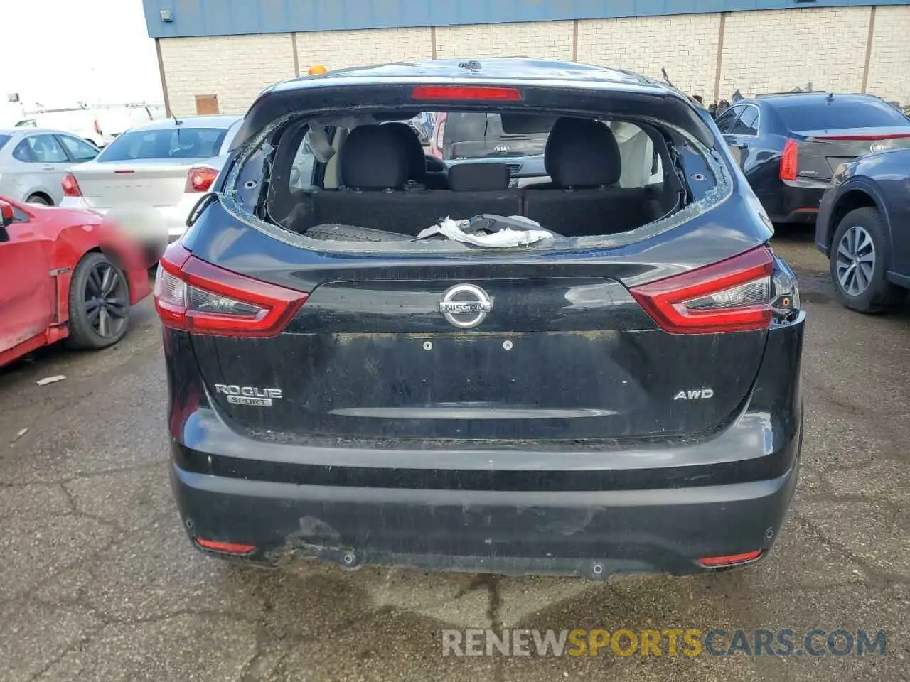 6 Фотография поврежденного автомобиля JN1BJ1AW4MW662670 NISSAN ROGUE 2021