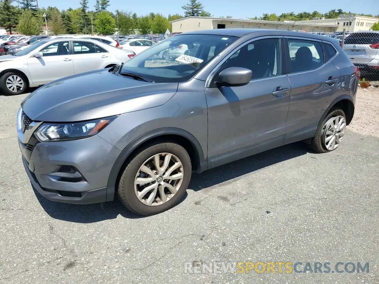 1 Photograph of a damaged car JN1BJ1AW4MW663107 NISSAN ROGUE 2021