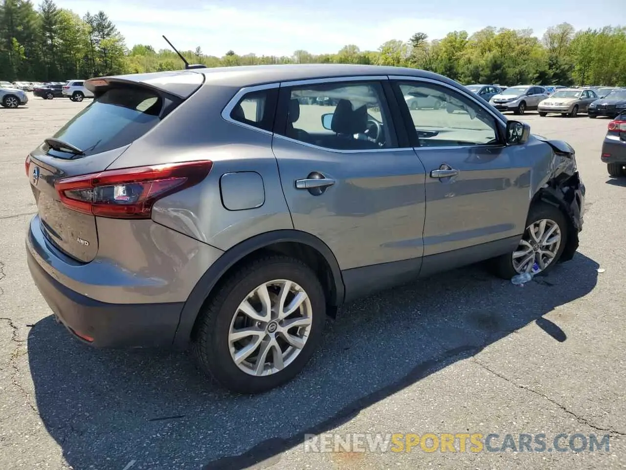 3 Photograph of a damaged car JN1BJ1AW4MW663107 NISSAN ROGUE 2021