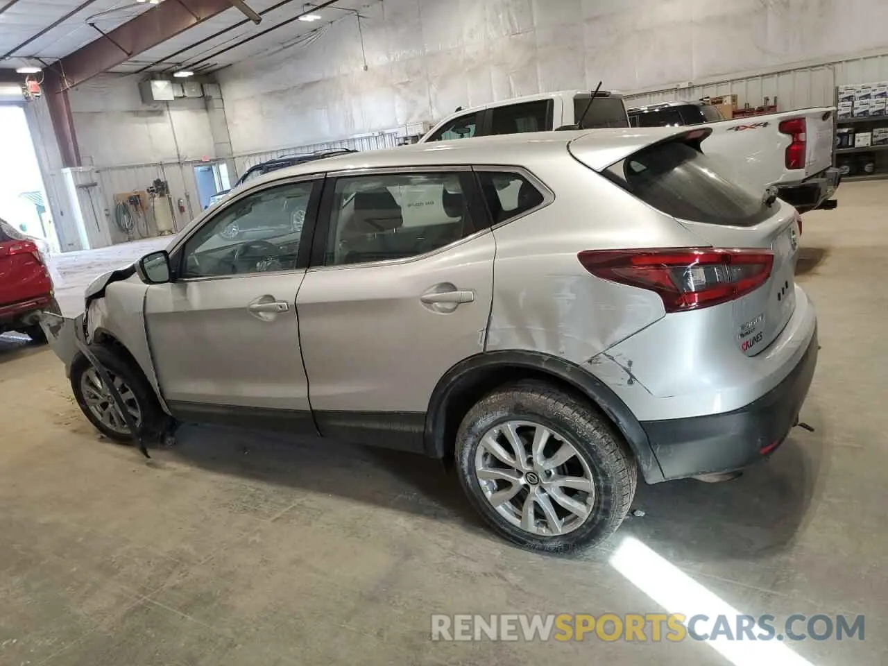2 Photograph of a damaged car JN1BJ1AW5MW663536 NISSAN ROGUE 2021