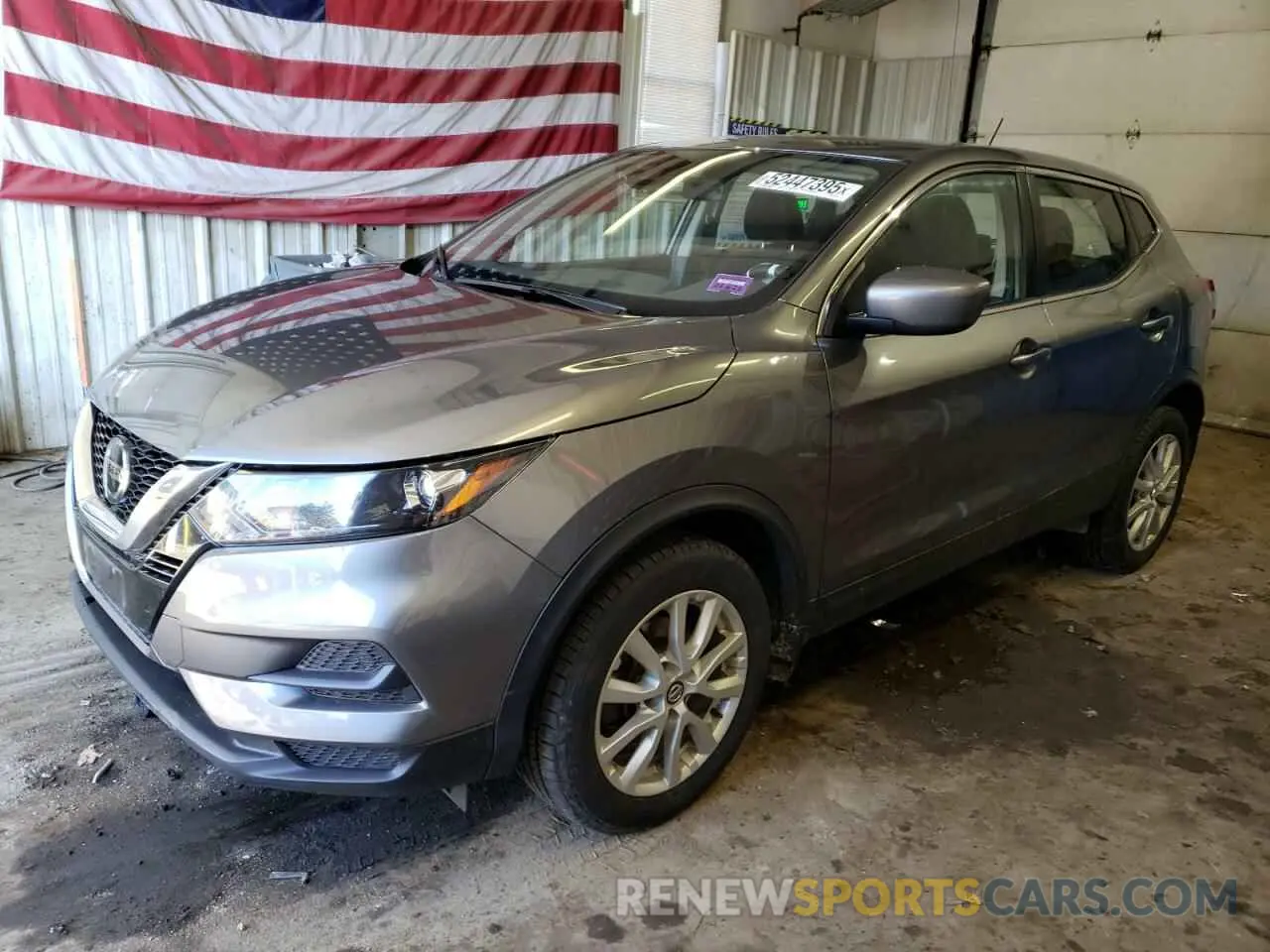 1 Photograph of a damaged car JN1BJ1AW5MW673483 NISSAN ROGUE 2021