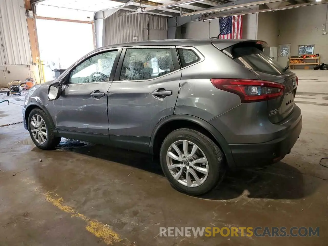 2 Photograph of a damaged car JN1BJ1AW6MW668213 NISSAN ROGUE 2021