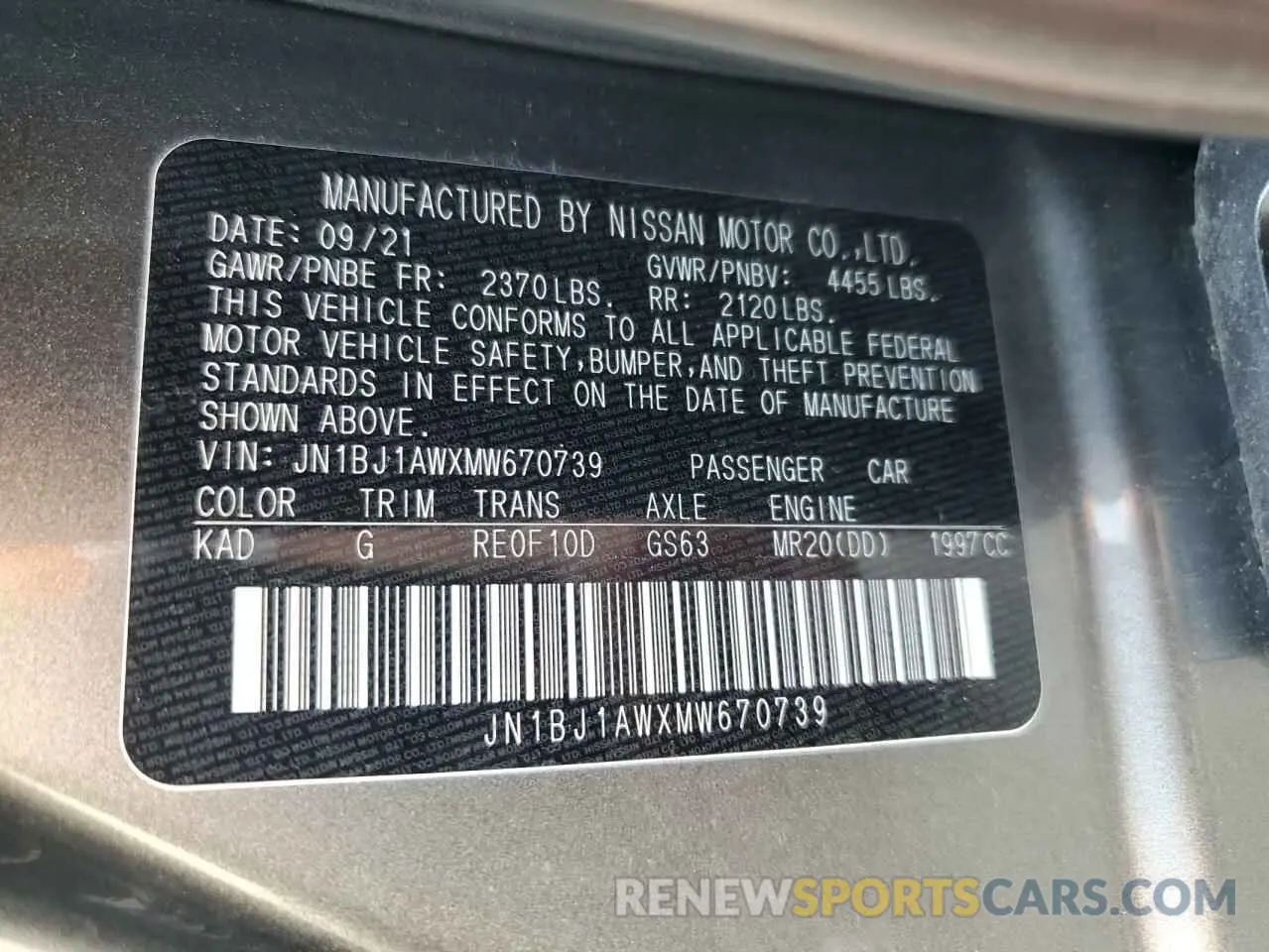 14 Photograph of a damaged car JN1BJ1AWXMW670739 NISSAN ROGUE 2021