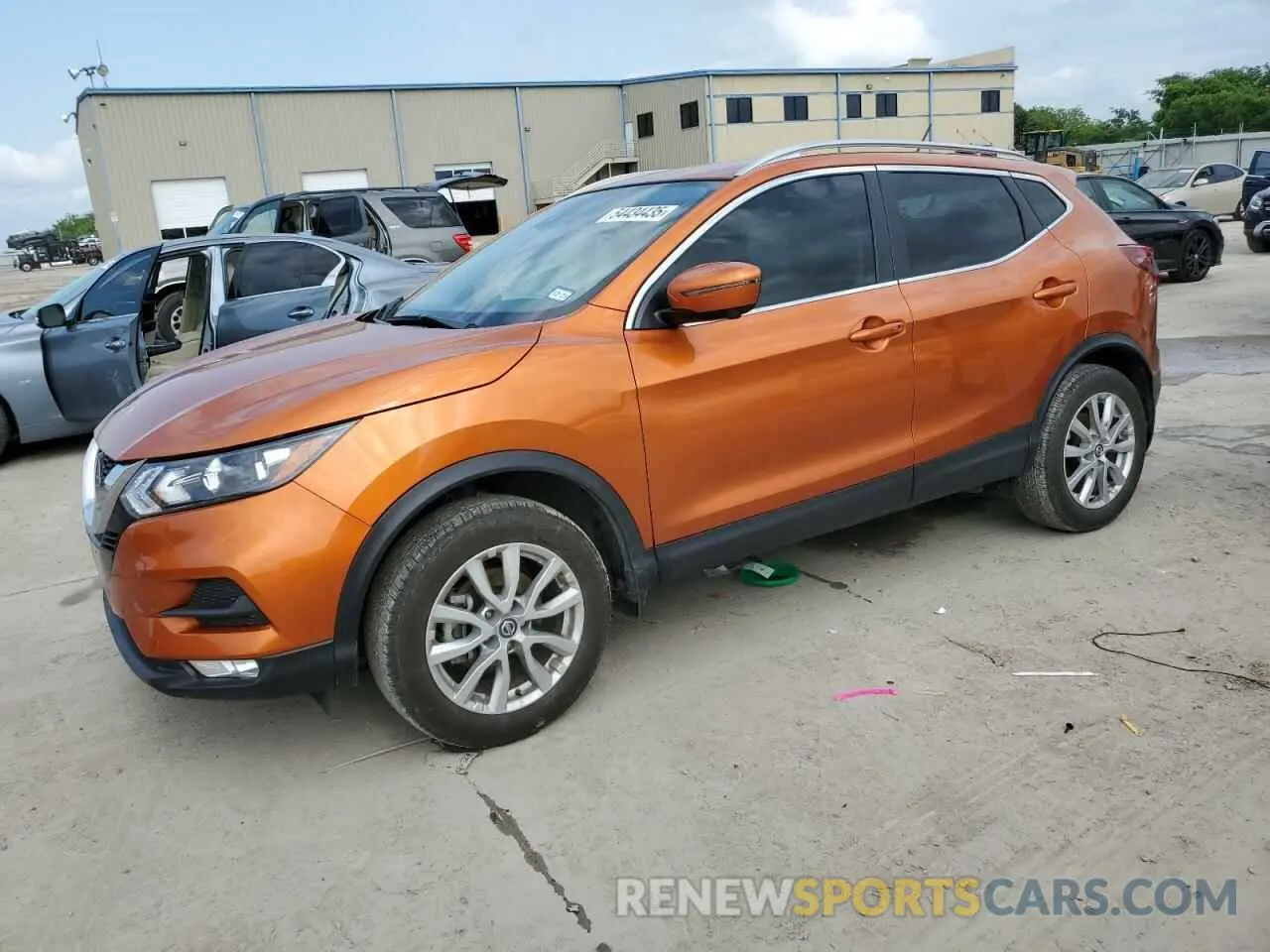 1 Photograph of a damaged car JN1BJ1BV0MW316816 NISSAN ROGUE 2021