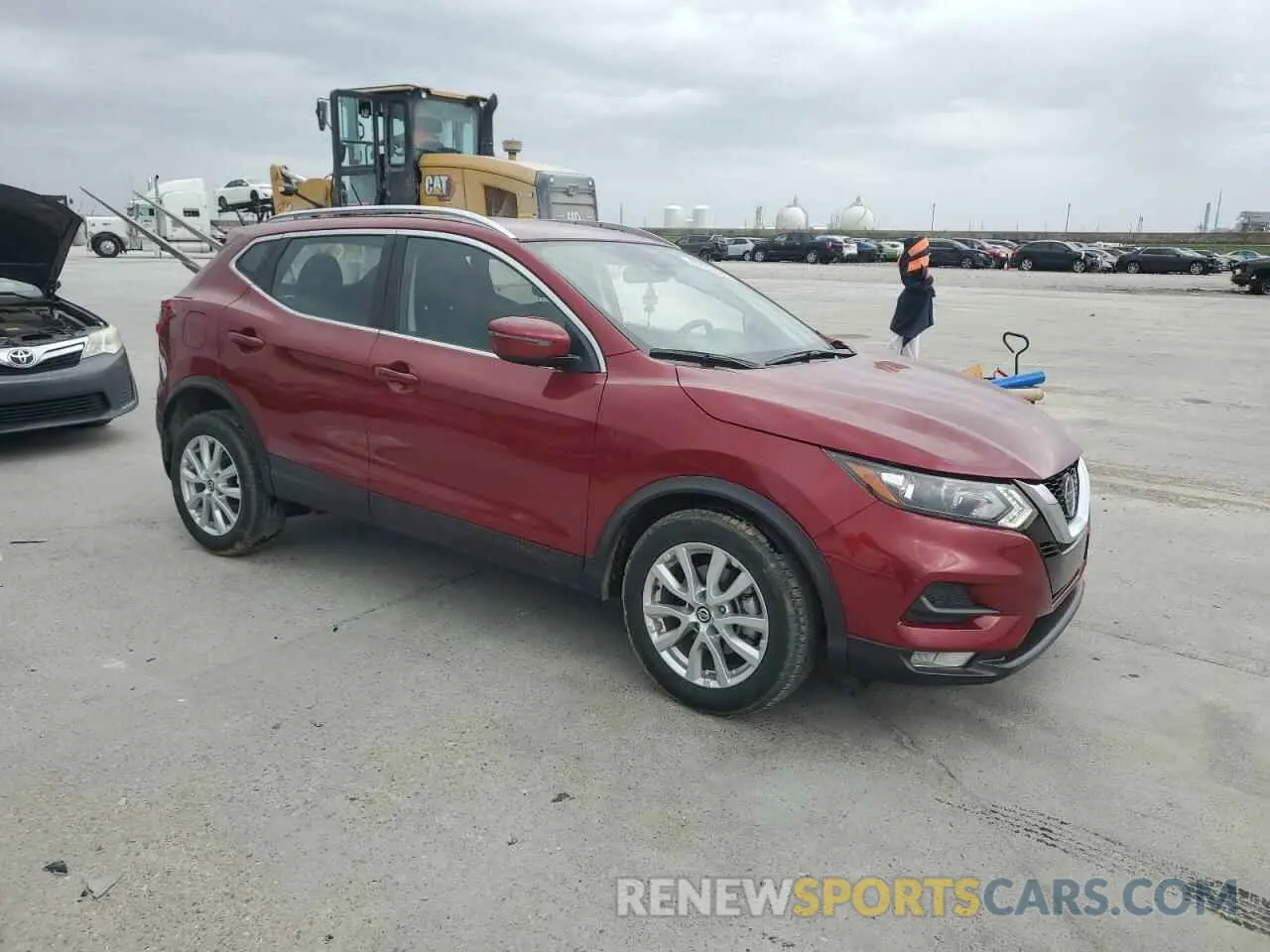 4 Фотография поврежденного автомобиля JN1BJ1BV1MW313665 NISSAN ROGUE 2021