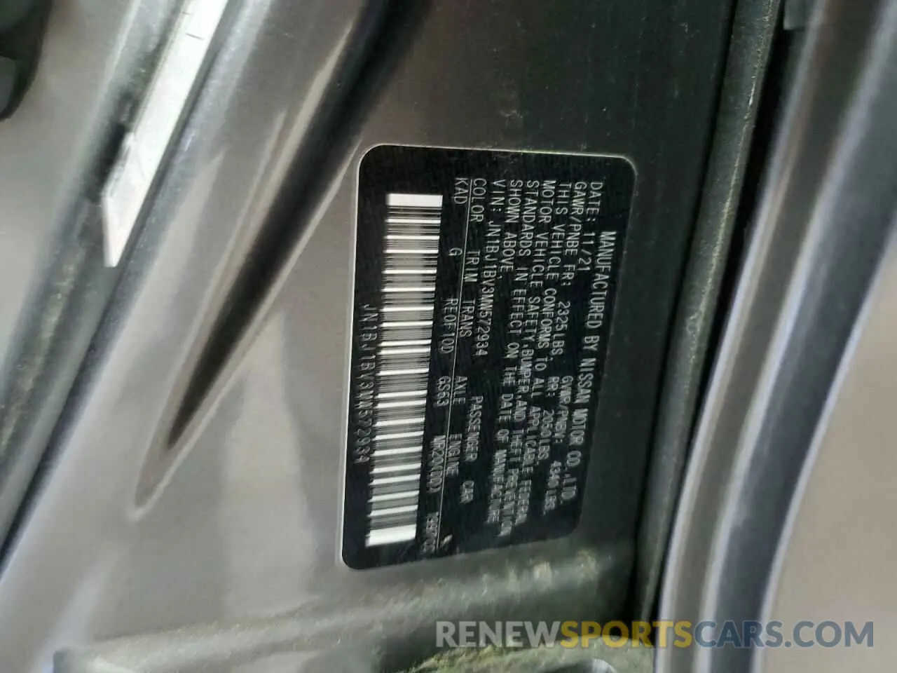 13 Photograph of a damaged car JN1BJ1BV3MW572934 NISSAN ROGUE 2021