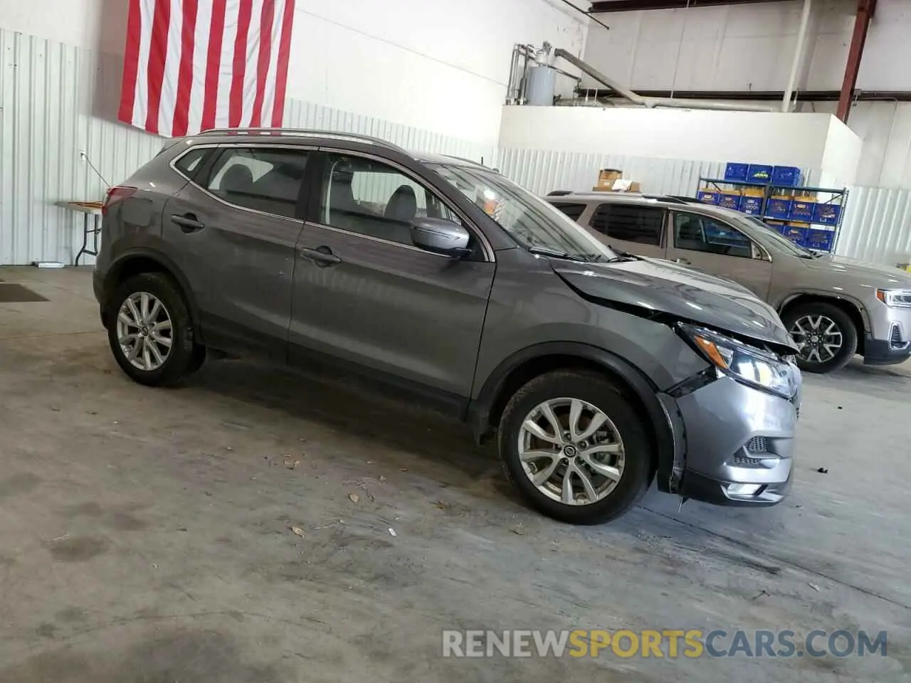 4 Photograph of a damaged car JN1BJ1BV3MW572934 NISSAN ROGUE 2021