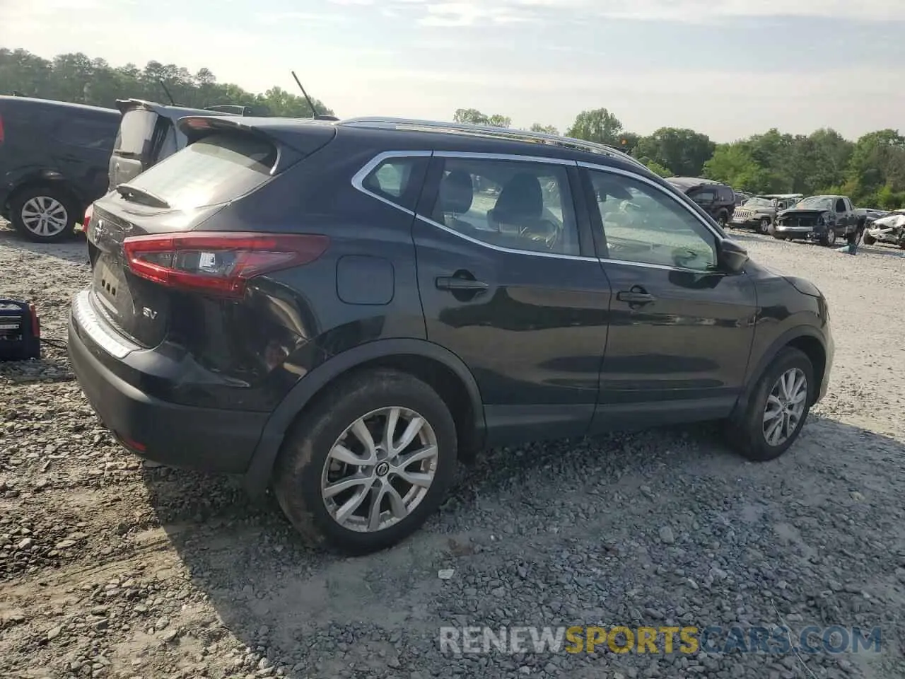 3 Photograph of a damaged car JN1BJ1BV6MW566237 NISSAN ROGUE 2021