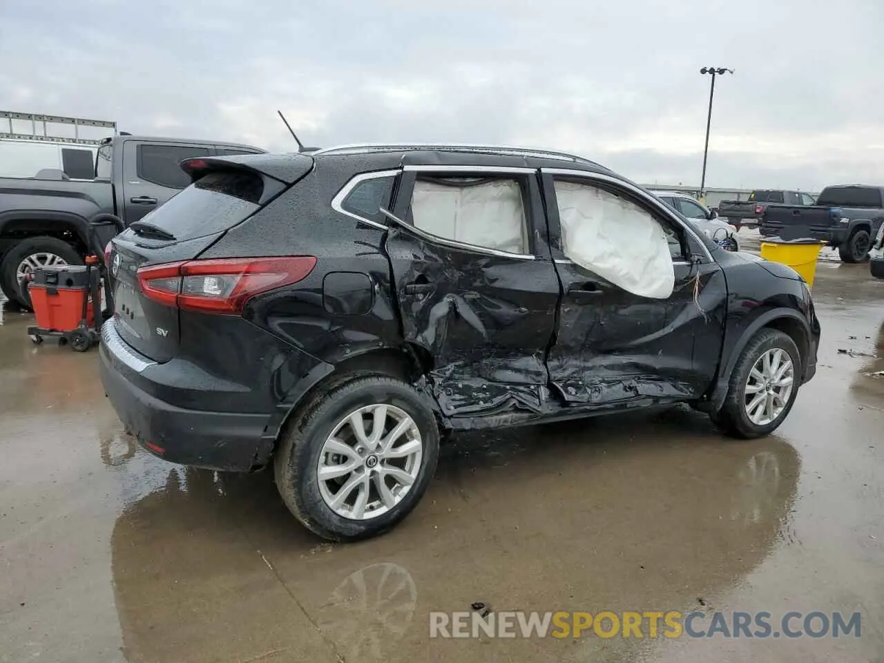 3 Фотография поврежденного автомобиля JN1BJ1BV6MW569512 NISSAN ROGUE 2021