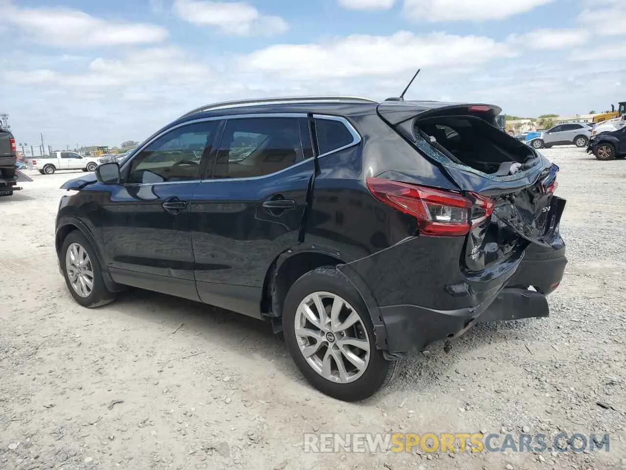 2 Photograph of a damaged car JN1BJ1BV6MW570417 NISSAN ROGUE 2021