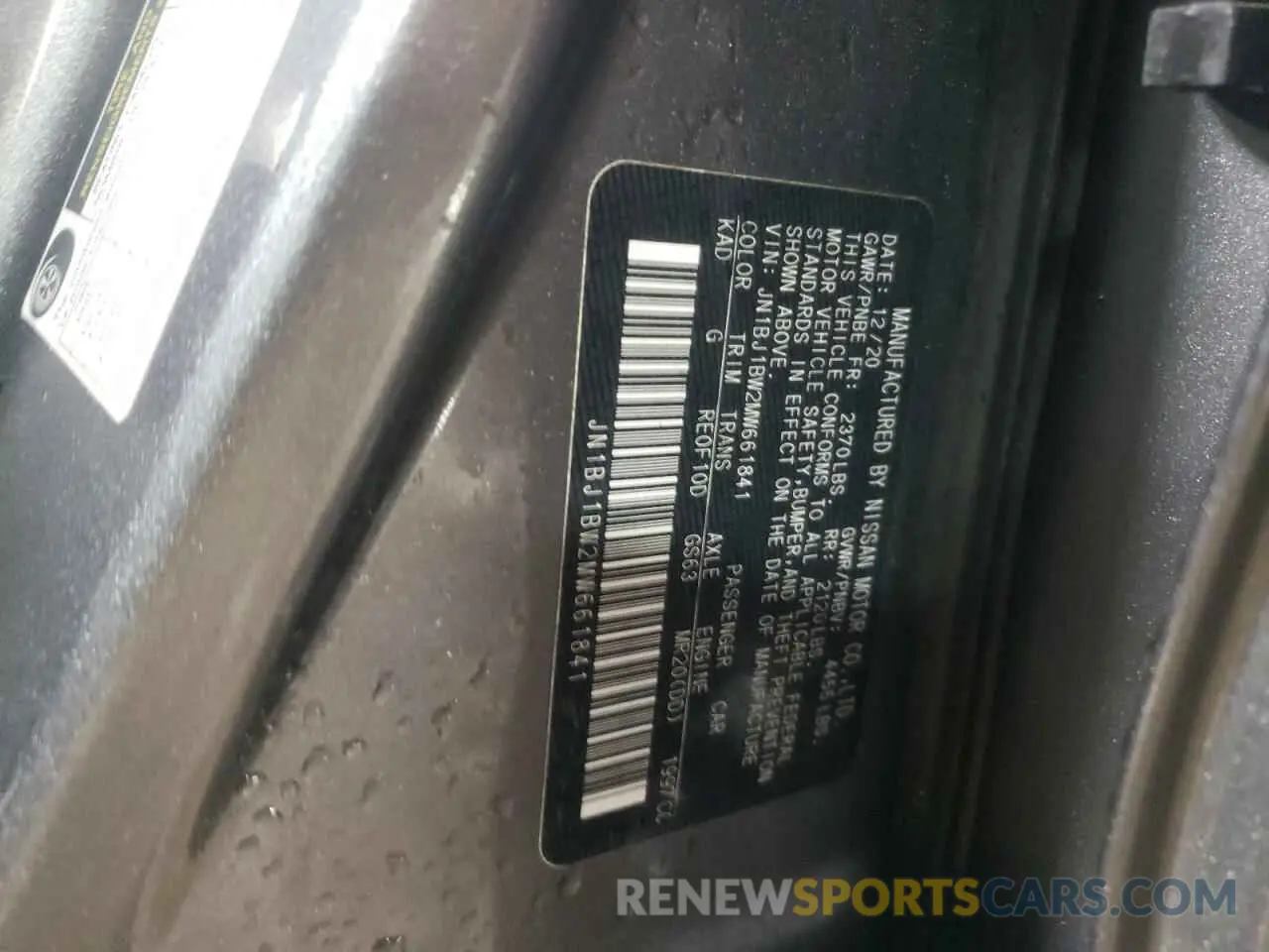 13 Photograph of a damaged car JN1BJ1BW2MW661841 NISSAN ROGUE 2021