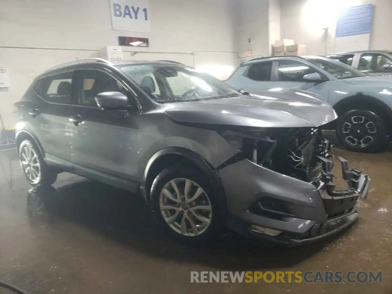 4 Photograph of a damaged car JN1BJ1BW2MW661841 NISSAN ROGUE 2021
