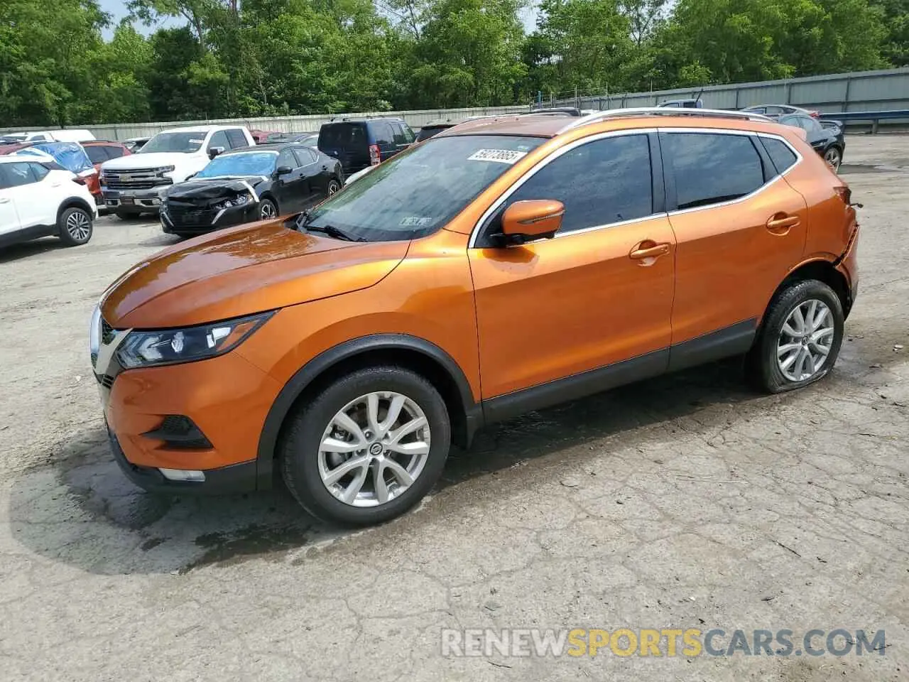 1 Фотография поврежденного автомобиля JN1BJ1BW4MW438801 NISSAN ROGUE 2021