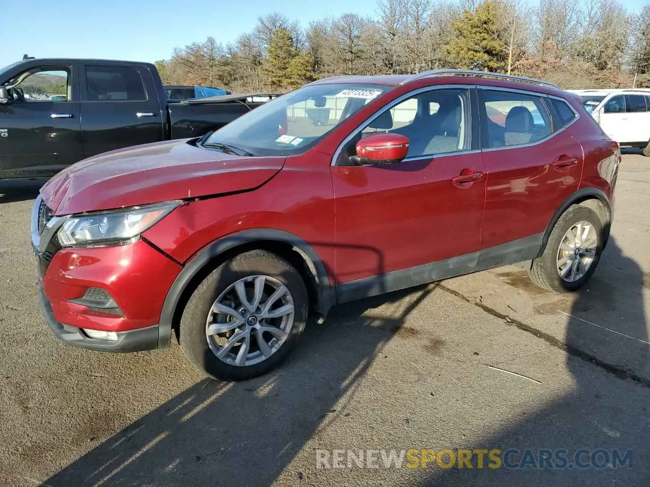 1 Photograph of a damaged car JN1BJ1BW4MW449779 NISSAN ROGUE 2021