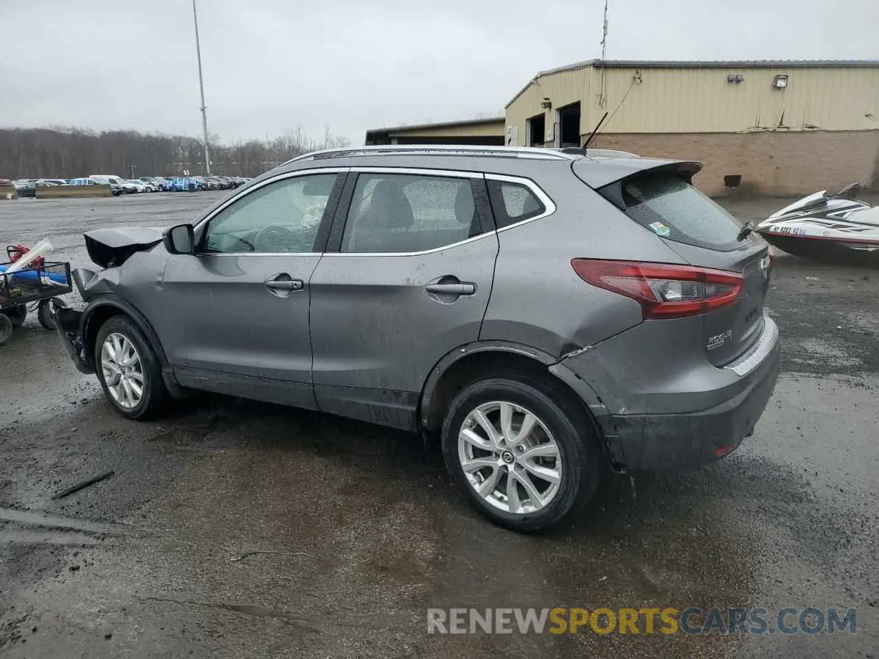2 Photograph of a damaged car JN1BJ1BW7MW430112 NISSAN ROGUE 2021