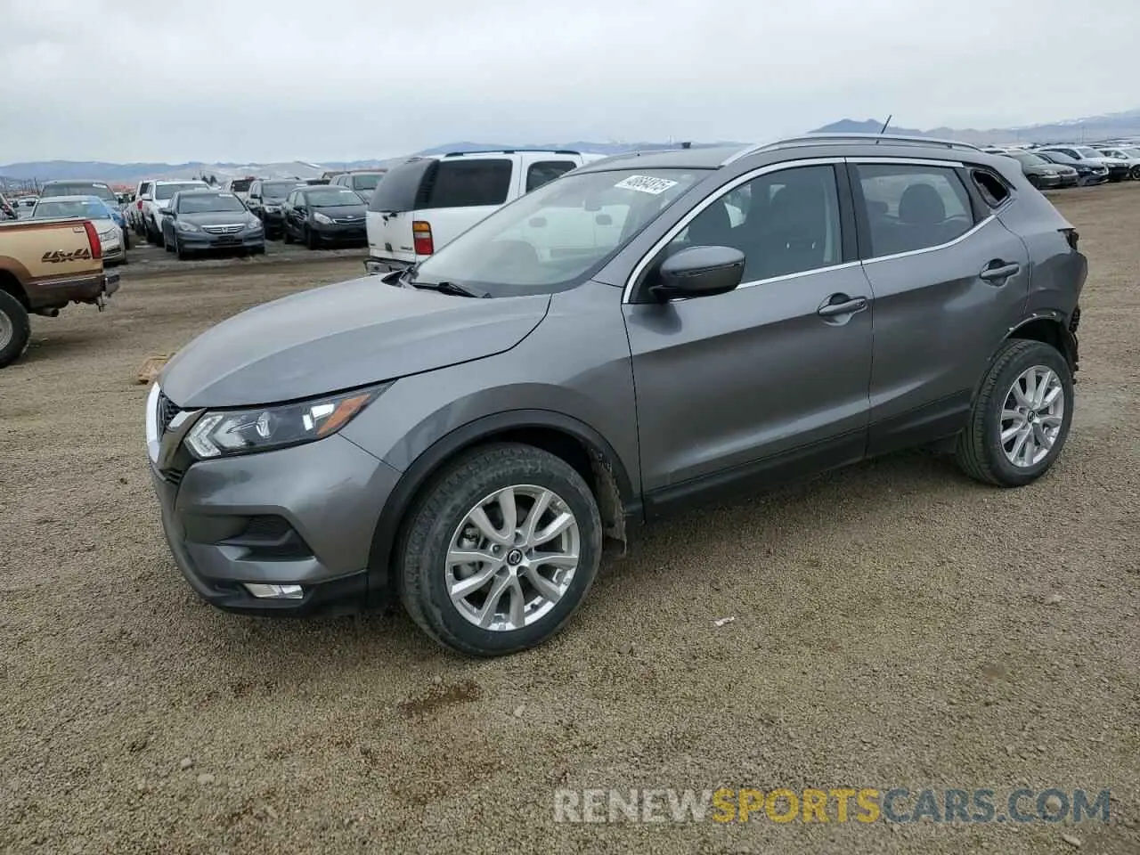 1 Photograph of a damaged car JN1BJ1BW9MW672688 NISSAN ROGUE 2021