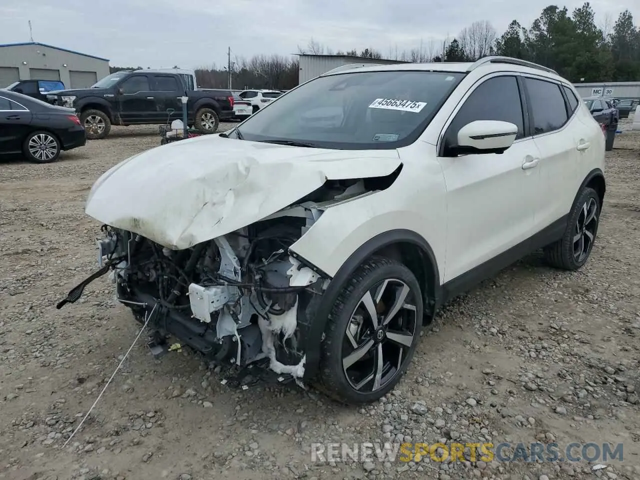 1 Photograph of a damaged car JN1BJ1CV5MW574022 NISSAN ROGUE 2021