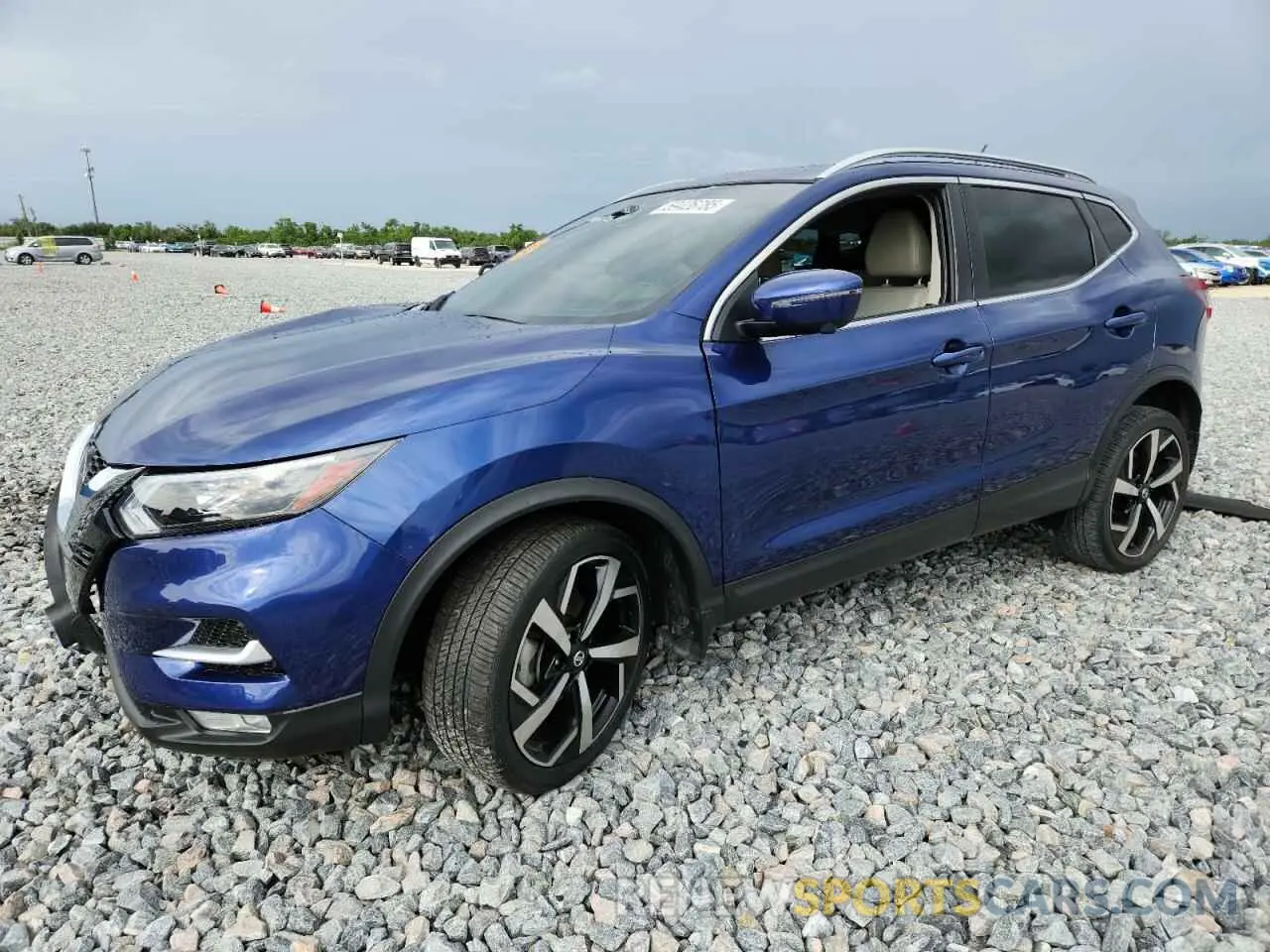 1 Photograph of a damaged car JN1BJ1CV6MW306242 NISSAN ROGUE 2021