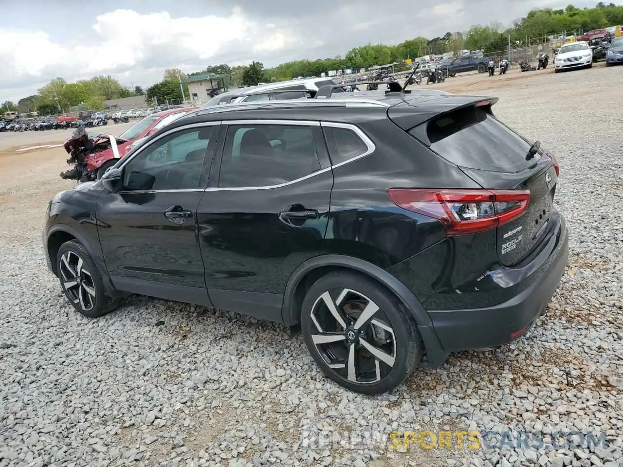 2 Photograph of a damaged car JN1BJ1CVXMW560939 NISSAN ROGUE 2021