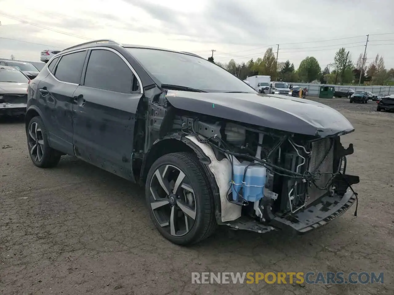 4 Фотография поврежденного автомобиля JN1BJ1CW1MW452282 NISSAN ROGUE 2021