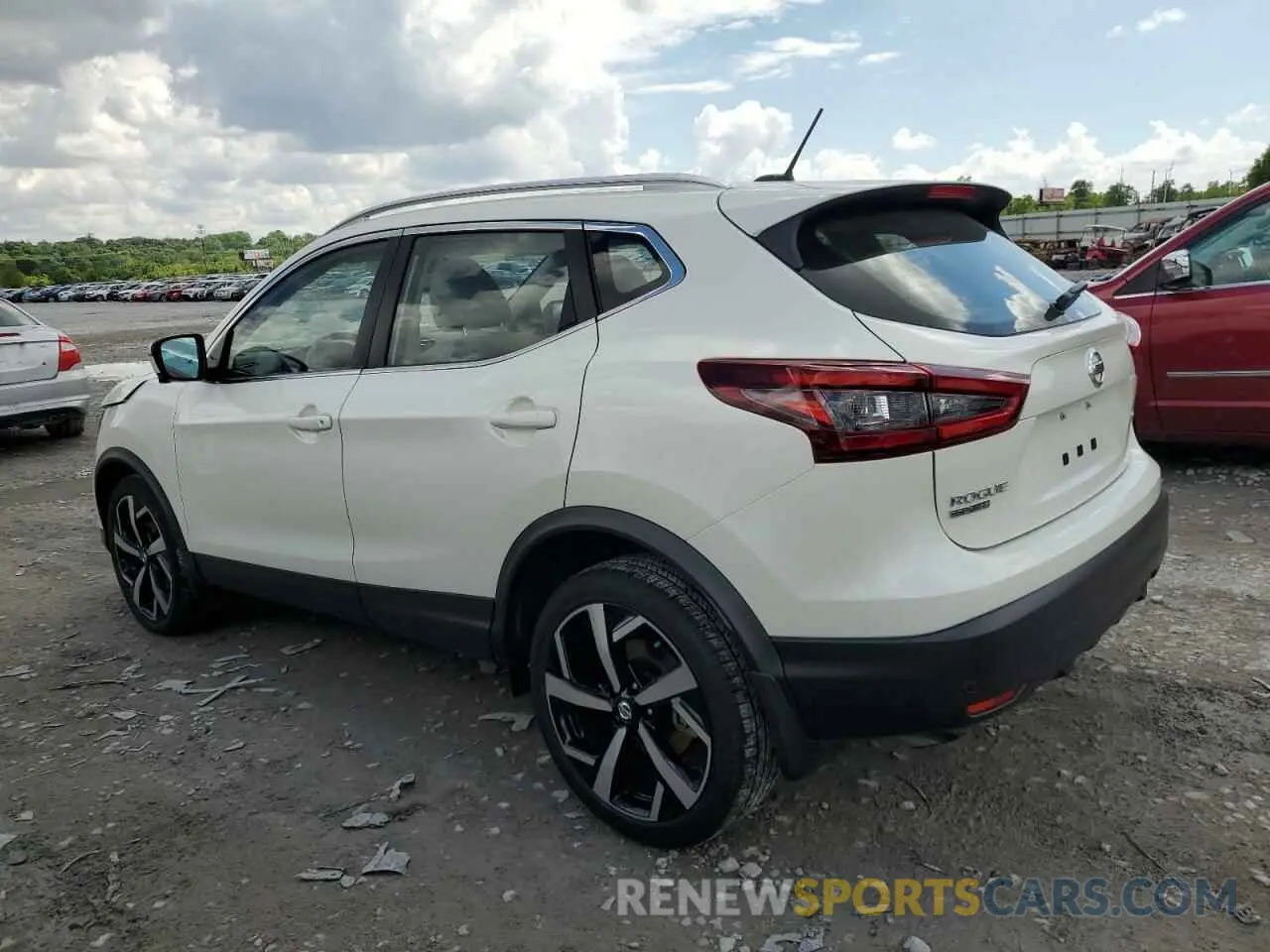 2 Photograph of a damaged car JN1BJ1CW2MW420439 NISSAN ROGUE 2021