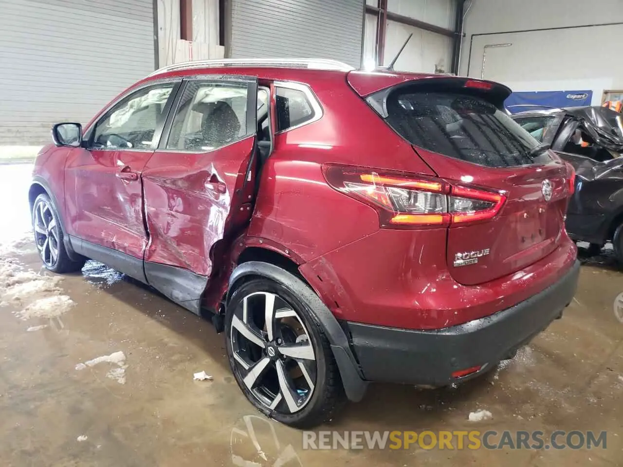 2 Photograph of a damaged car JN1BJ1CW4MW442040 NISSAN ROGUE 2021