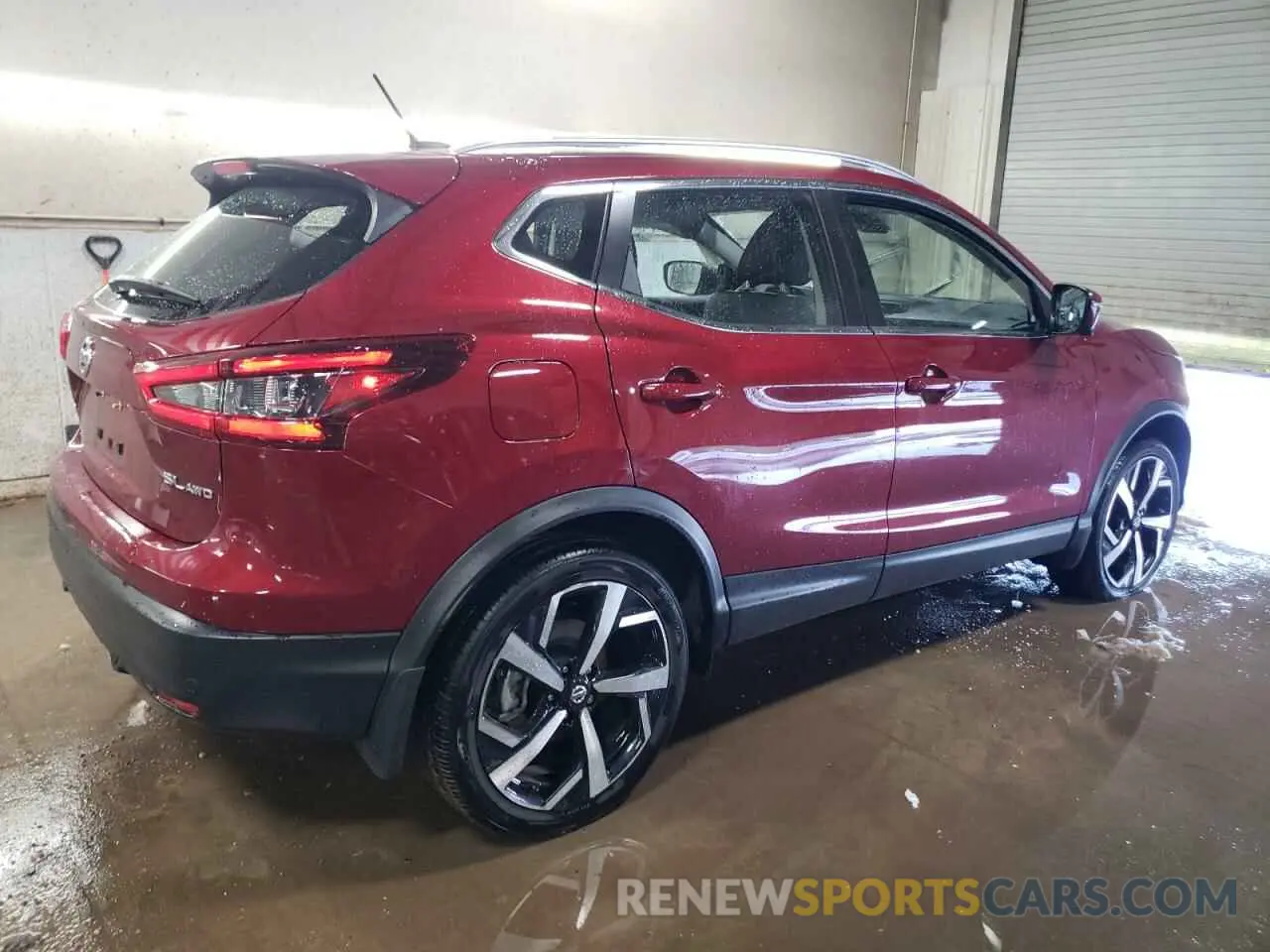 3 Photograph of a damaged car JN1BJ1CW4MW442040 NISSAN ROGUE 2021