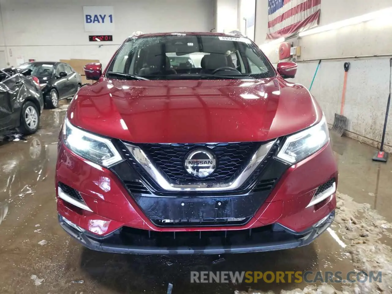 5 Photograph of a damaged car JN1BJ1CW4MW442040 NISSAN ROGUE 2021