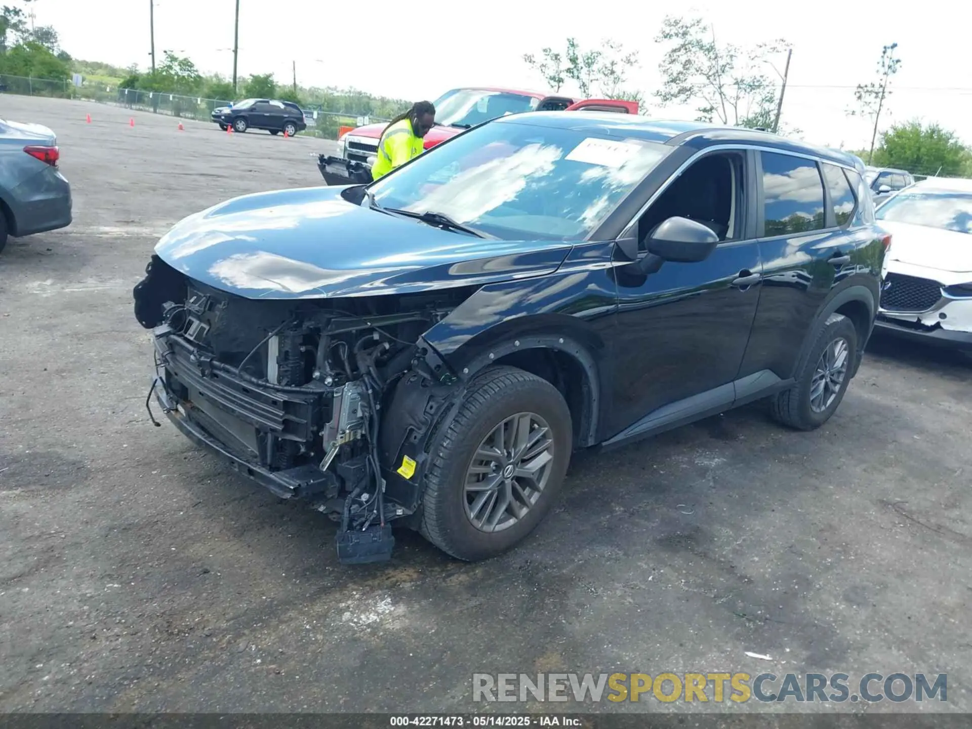 2 Фотография поврежденного автомобиля JN8AT3AA2MW002456 NISSAN ROGUE 2021