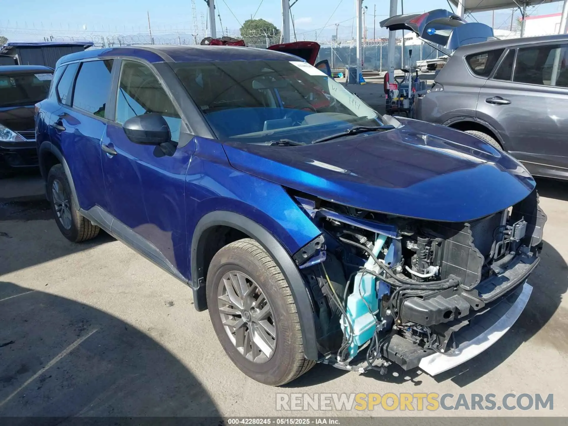 1 Photograph of a damaged car JN8AT3AA3MW011845 NISSAN ROGUE 2021