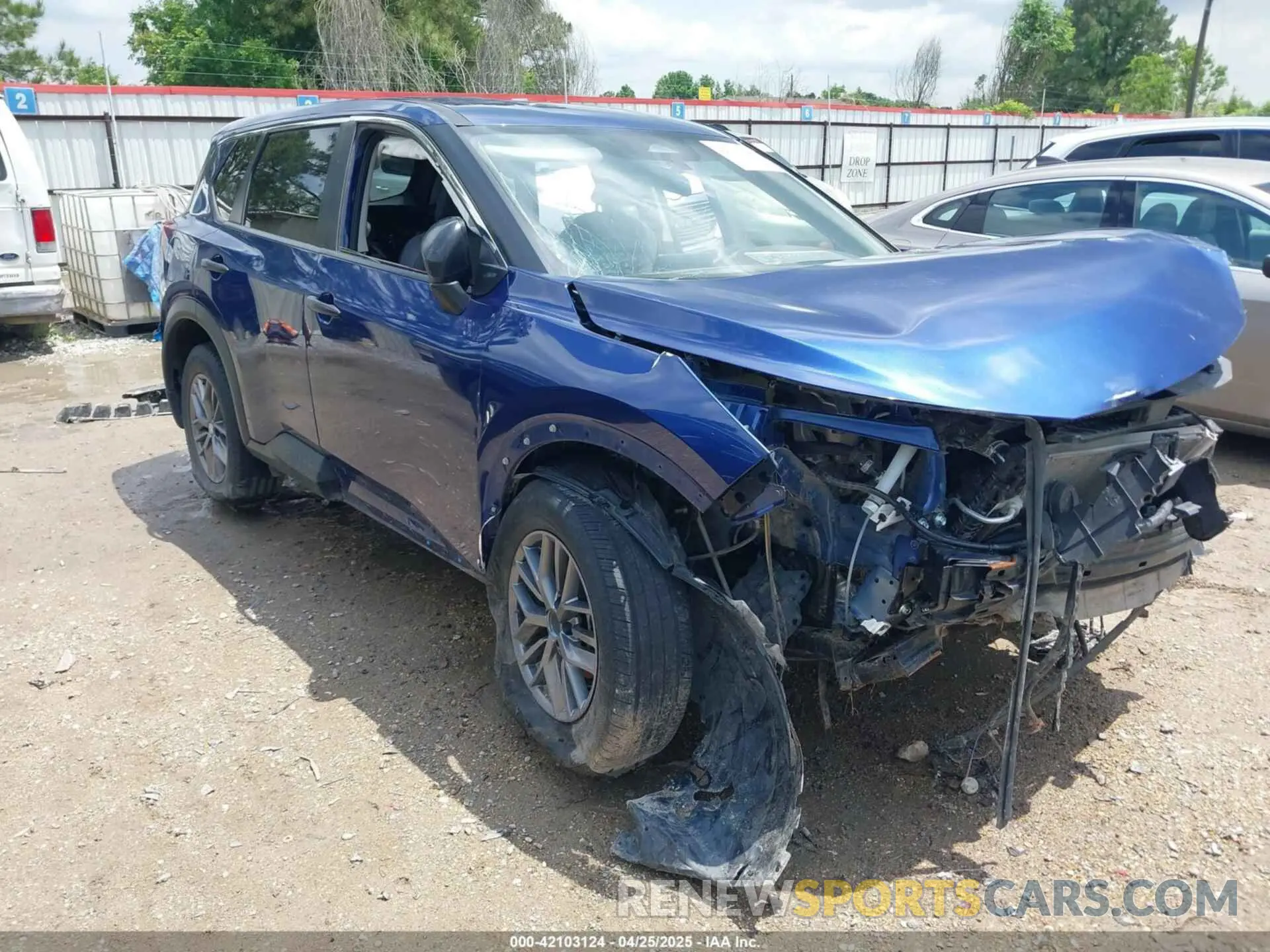 1 Photograph of a damaged car JN8AT3AA9MW011980 NISSAN ROGUE 2021